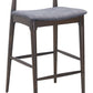 Tuzka Gray & Espresso Barstool (Set of 2)