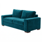 Modena Sofa 92" – Made in USA Square-Arm Sofa (7 Fabrics) - Hepburn Teal - Fabric (5)