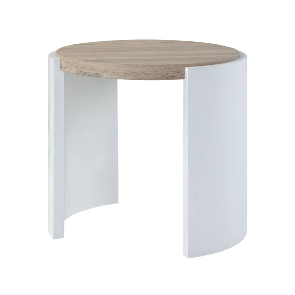 Zoma Oak Synthetic Wood End Table