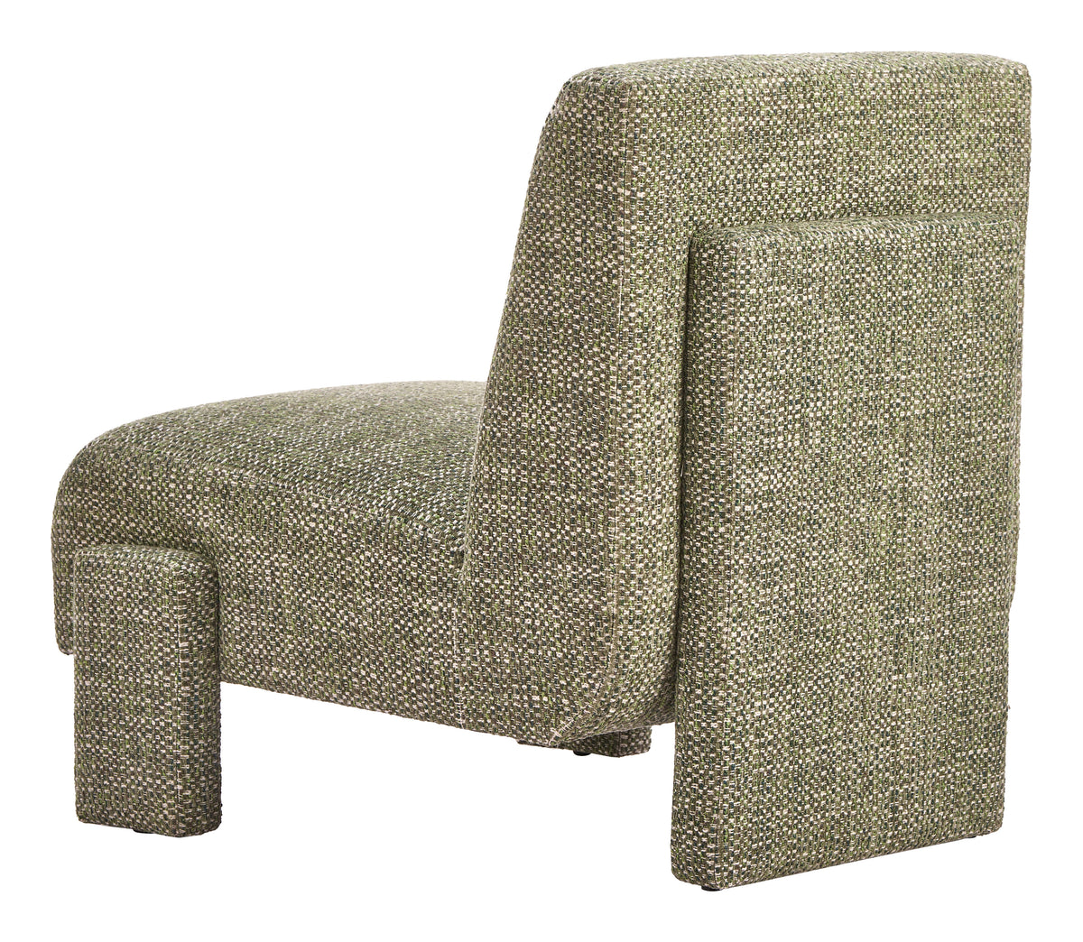 Orleen Checker Green Accent Chair
