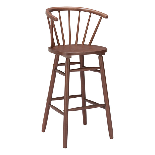 Stenger Barstool (Set of 2) in Walnut