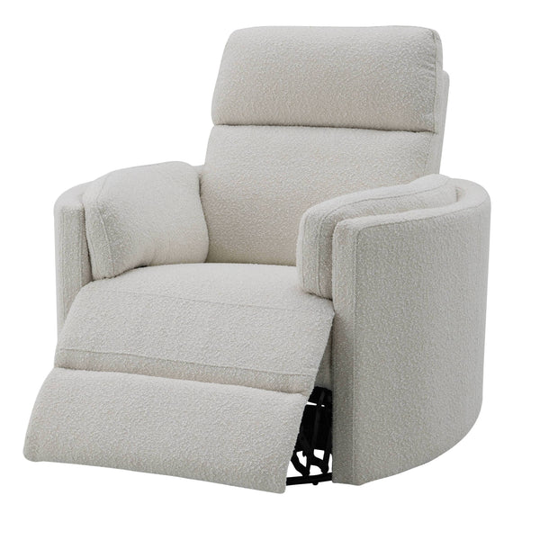 Sagen Beige Boucle Recliner – 40