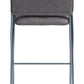 Freesia Barstool (Set of 2) in Charcoal Gray