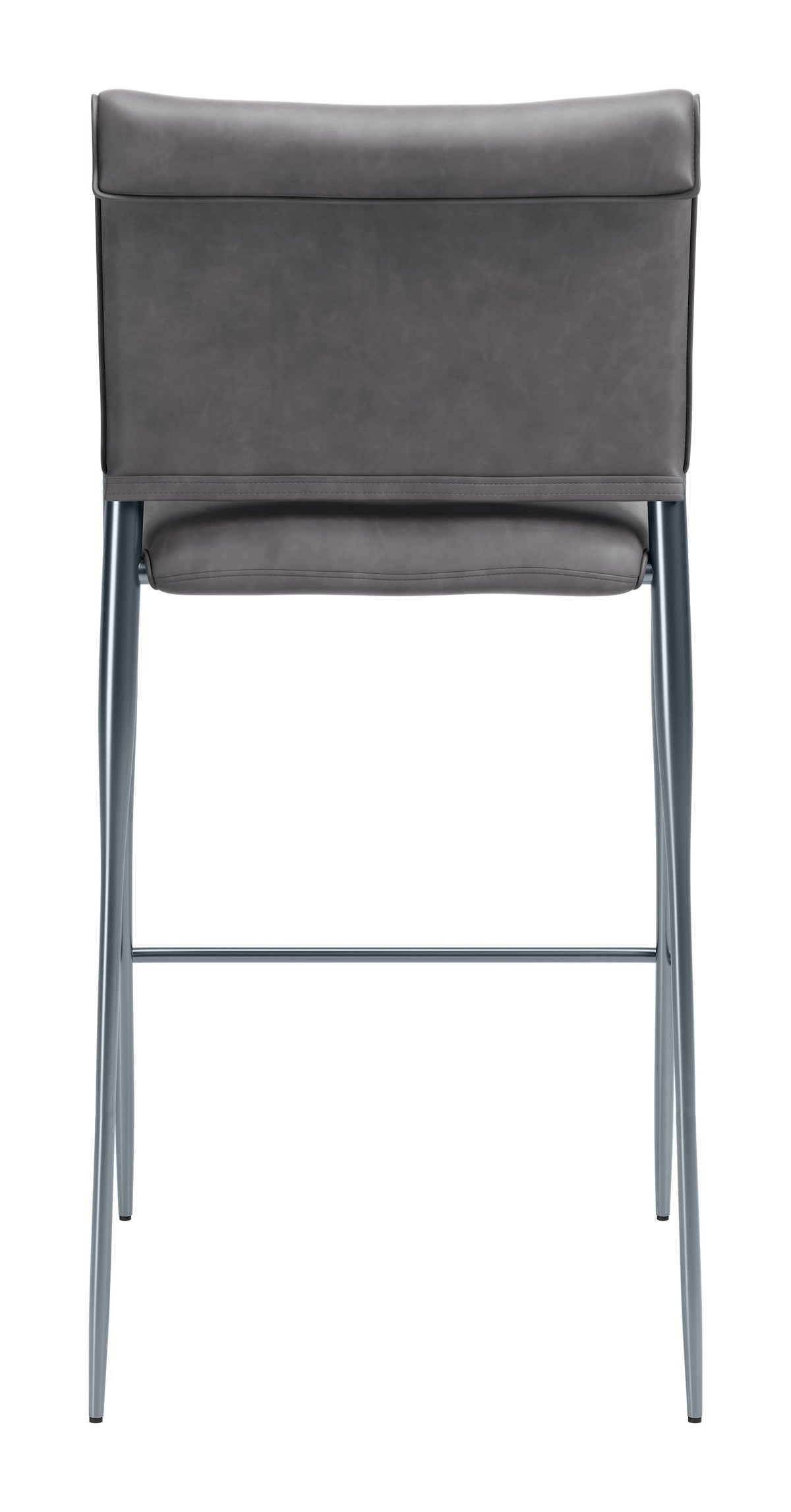 Freesia Barstool (Set of 2) in Charcoal Gray