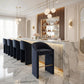 Emas Midnight Gray Barstool