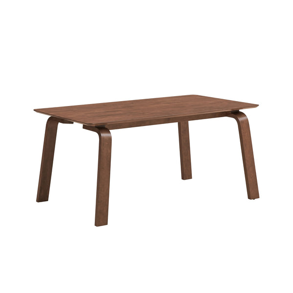 Ginny Walnut Synthetic Wood Dining Table