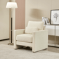 Modern Chenille Fabric Upholstered Armchair (4 Colors)