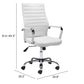 Primero White Office Chair