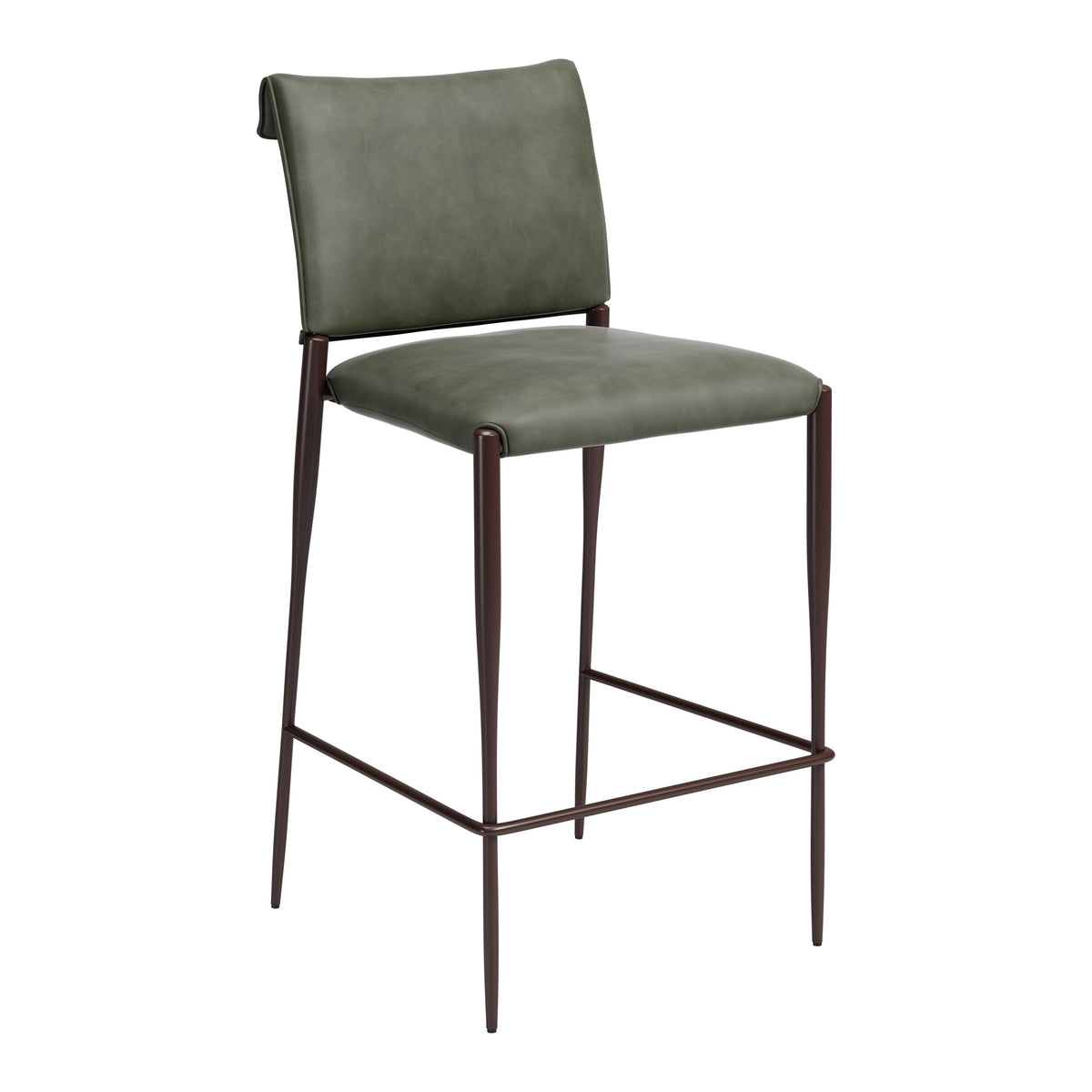 Freesia Barstool (Set of 2) in Olive Green