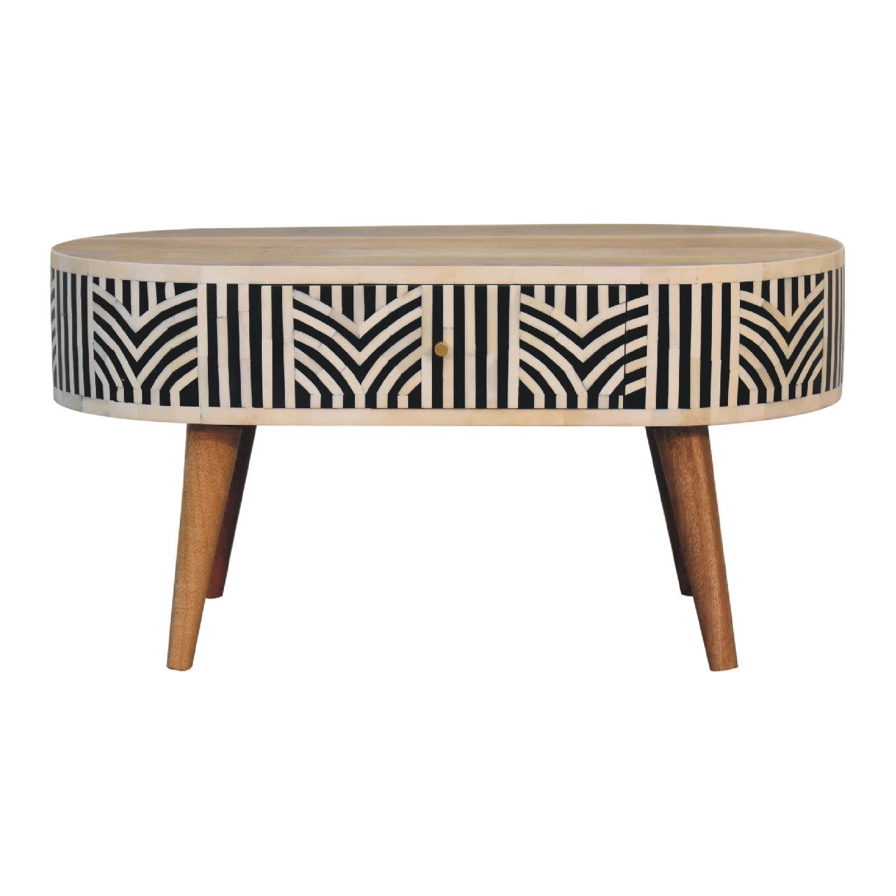 Edessa Oak Solid Wood Coffee Table – 31.5" Coffee Table