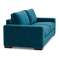 Modena Sofa 92" – Made in USA Square-Arm Sofa (7 Fabrics) - Hepburn Teal - Fabric (7)