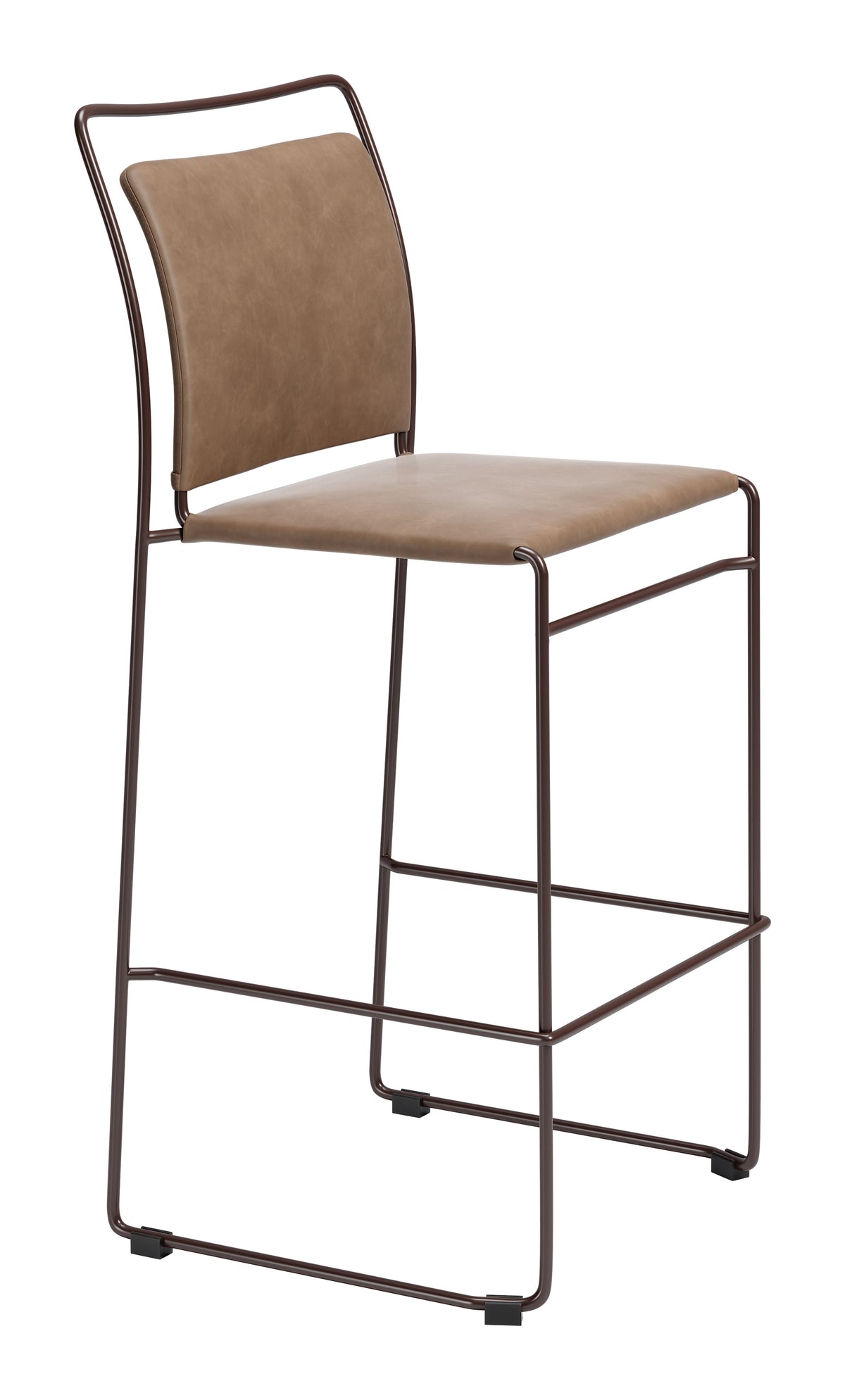 Verbena Brown Barstool (Set of 2)