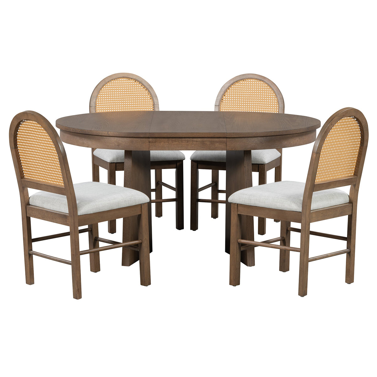 Wolfe Walnut & Beige