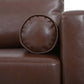 MCM Faux Leather Sofa 77'
