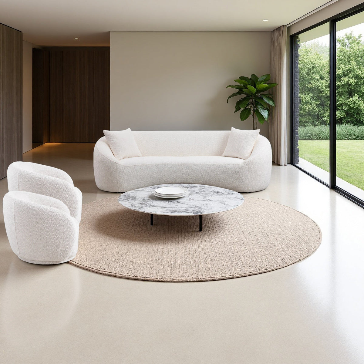 Lysander Curved Sofa