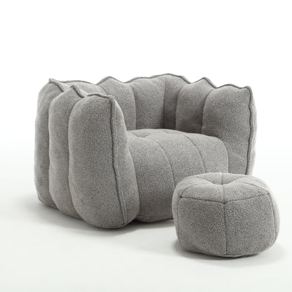 Kellan Grey Chenille Chair – 32.3" Chair