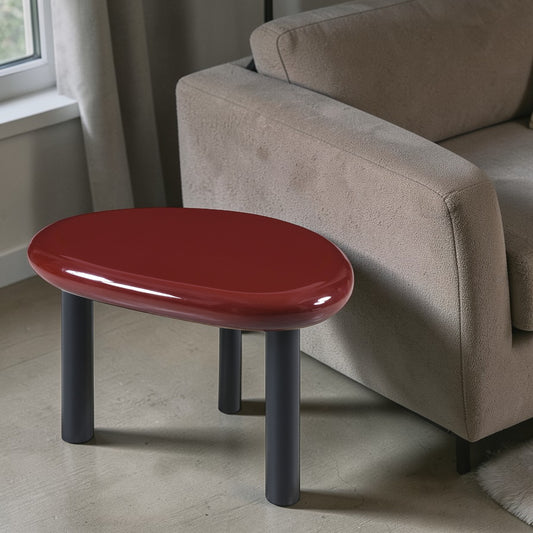 Eddie Red Metal End Table – view 2