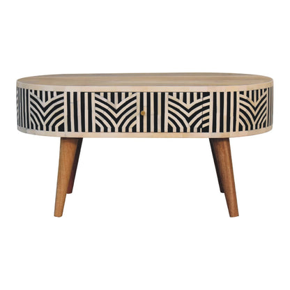 Edessa Oak Solid Wood Coffee Table – 31.5" Coffee Table