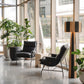 Halaus Black Accent Chair