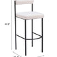 Livorno Ivory Barstool (Set of 2)
