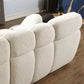 Modern Marshmallow Tufted Boucle Fabric Sofa (2 Sizes - 3 Colors)