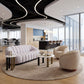 Vinta Beige Swivel Chair