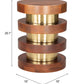 Marigot Walnut Side Table