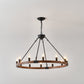 Vero Wagon Wheel Chandelier