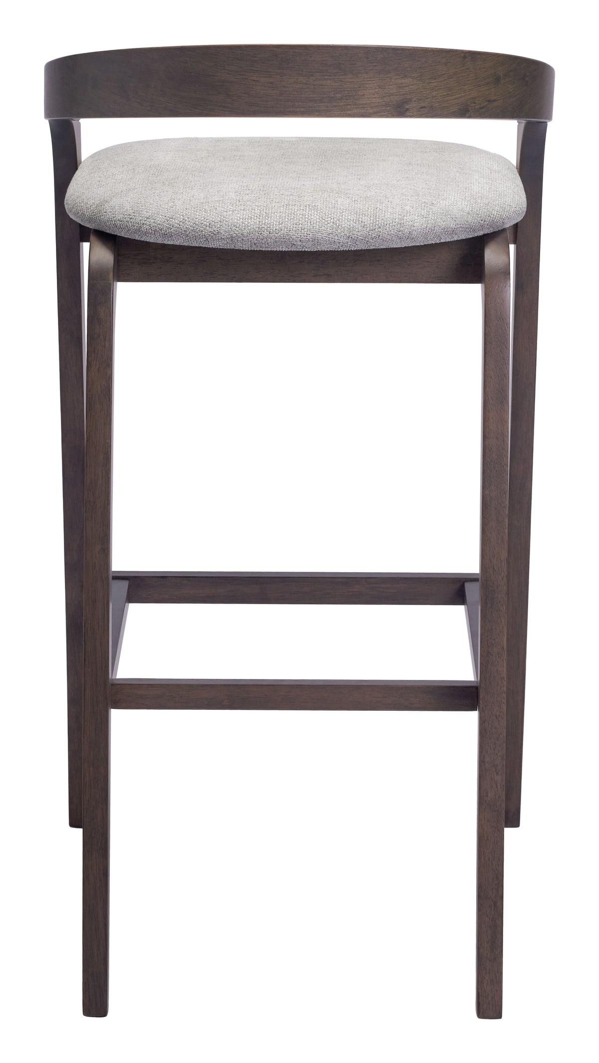 Troy Dove Gray & Espresso Barstool (Set of 2)