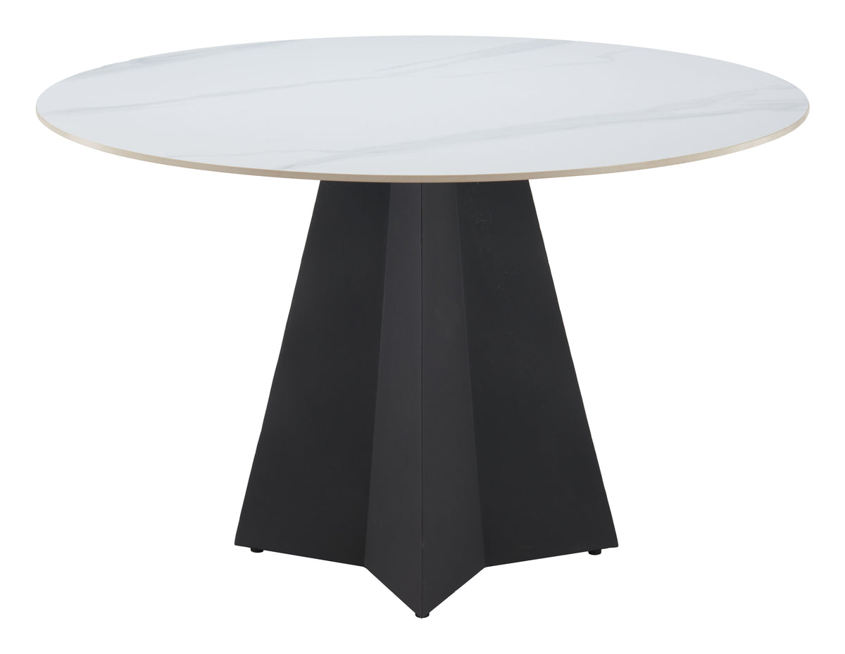 Izar White Dining Table