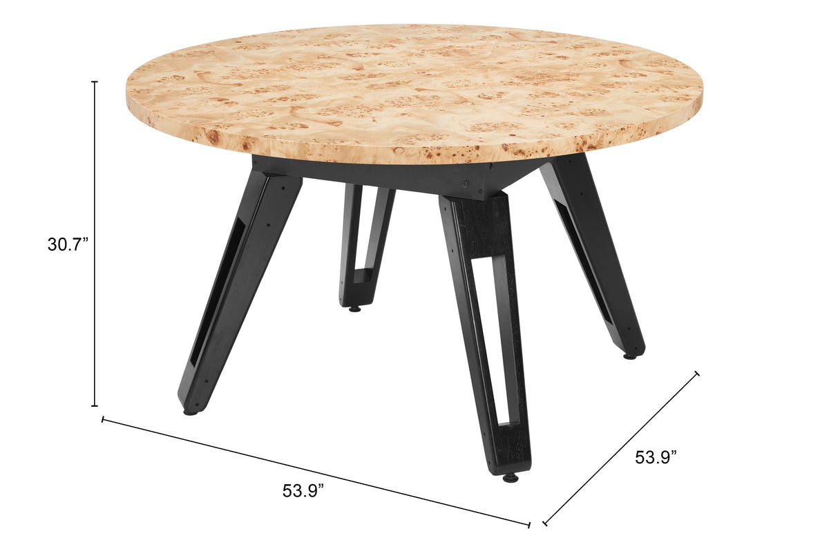 Burl Natural 2 in 1 Table