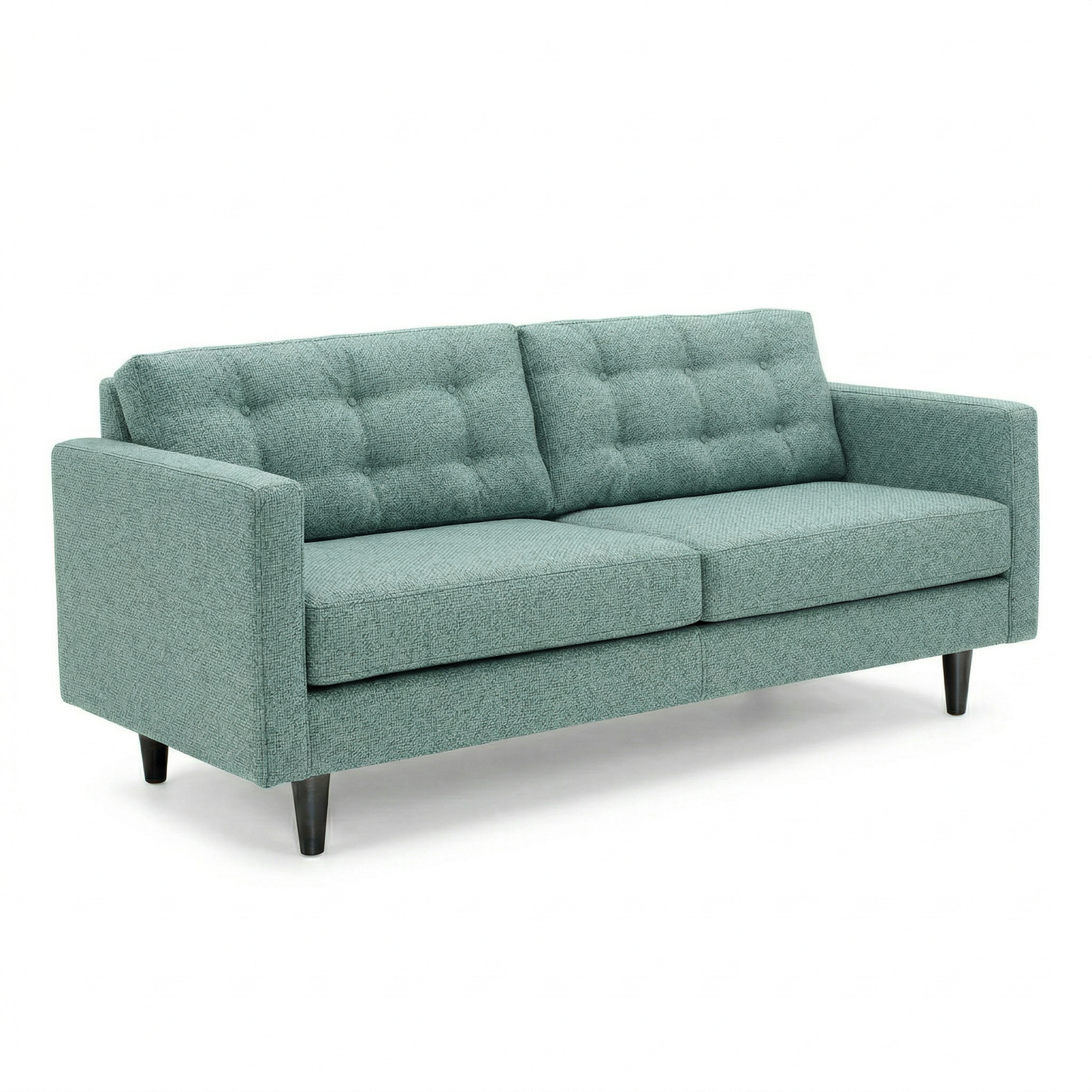 Talmadge Velvet Sofa – 92" Classic American Sofa - Leslie Robins Egg - Fabric (4)