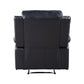 Eilbra PU Leather Power Motion Recliner (2 Color Options) back view with sleek faux leather upholstery.
