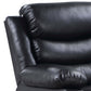 Close-up of the Eilbra PU Leather Power Motion Recliner (2 Color Options) showcasing plush cushioning and sleek faux leather.