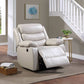 Eilbra PU Leather Power Motion Recliner (2 Color Options) in modern living room with plush cushioning and sleek design.