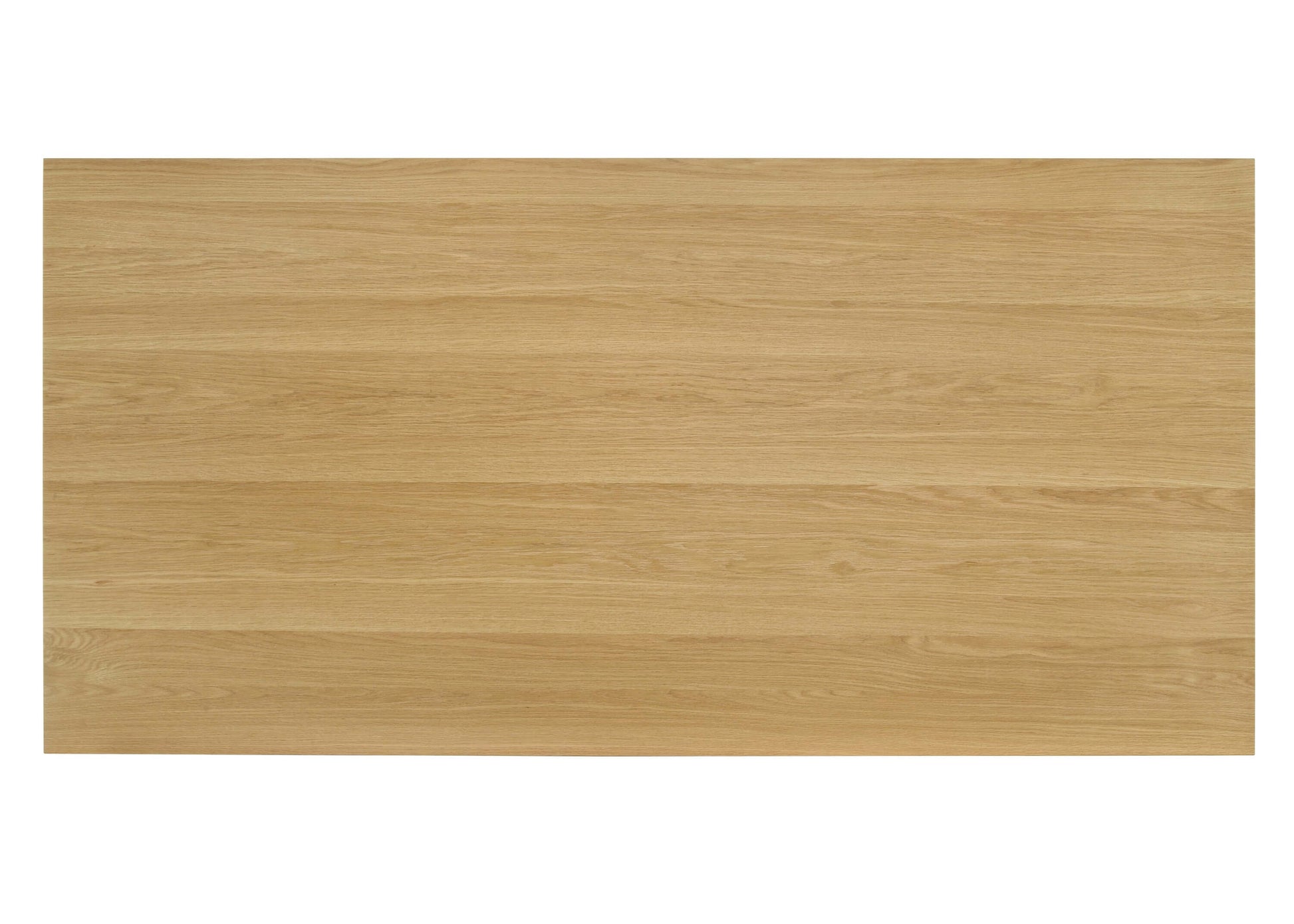 Einar Rubber Wood Natural Finish Dining Table 94"L surface showcasing natural oak grain and warm finish.