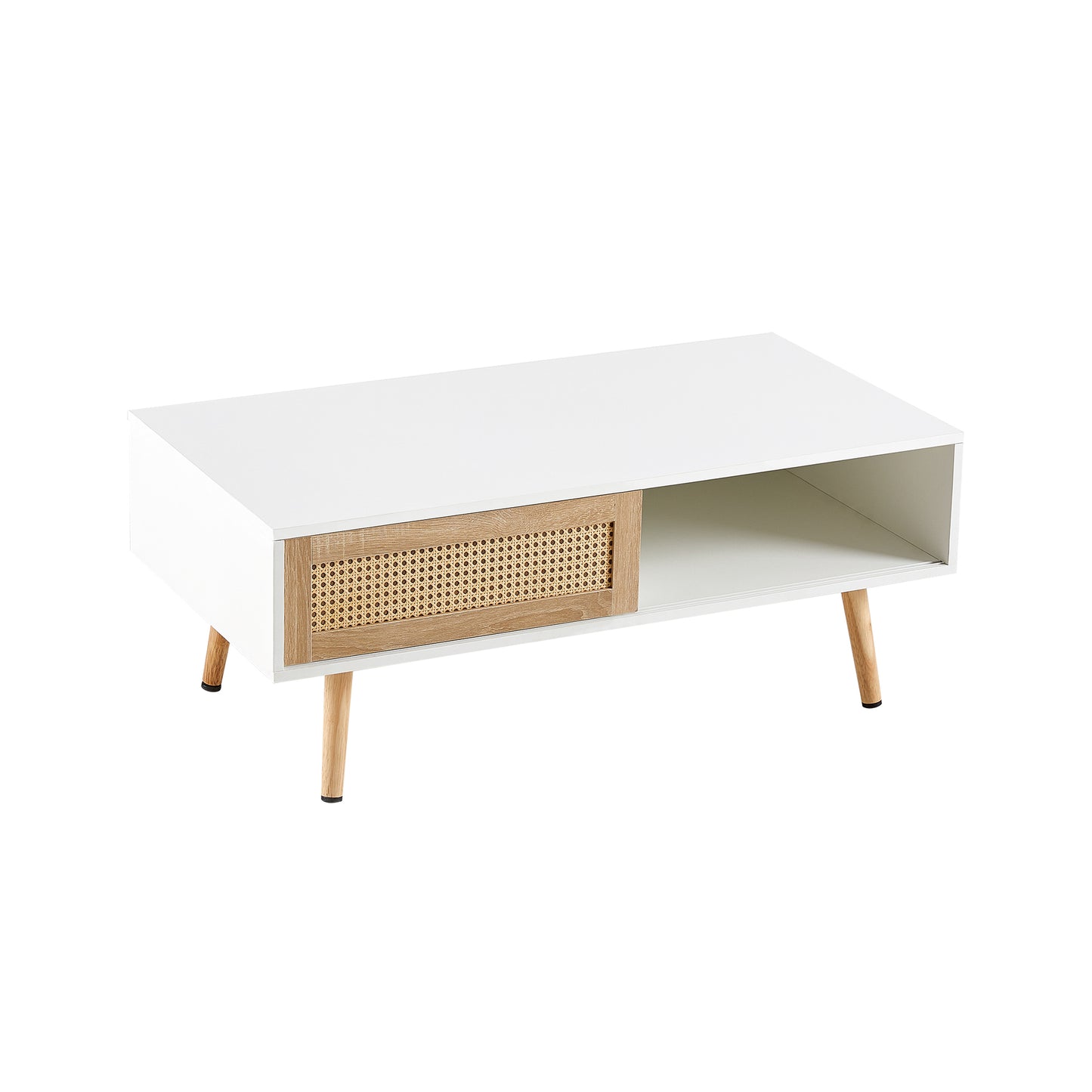 Elric White Solid Wood Coffee Table – 41.3" Coffee Table – view 7