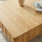 Emory Natural Ash Lift-Top Coffee Table – 31" Square Storage Table – view 6