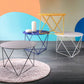Epidia Blue Metal Accent Table – view 4