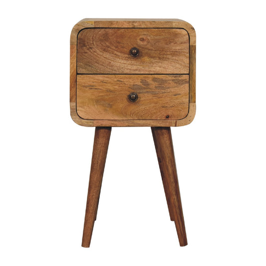 Everard Oak Solid Wood Nightstand – 11.8" Nightstand