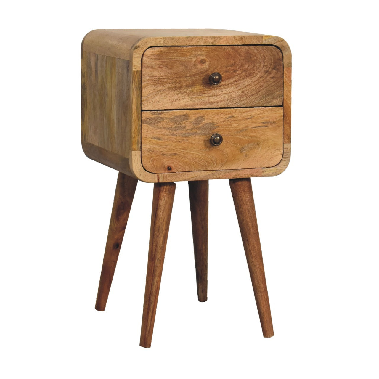 Everard Oak Solid Wood Nightstand – 11.8" Nightstand – view 2