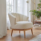 Leque Tawny Beige Accent Chair