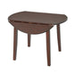 Extendable Round Folding Dining Table – Space-Saving Wood Table for 2–4 People