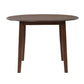 Extendable Round Folding Dining Table – Space-Saving Wood Table for 2–4 People