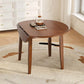 Extendable Round Folding Dining Table – Space-Saving Wood Table for 2–4 People