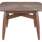 Silea Espresso Square Dining Table