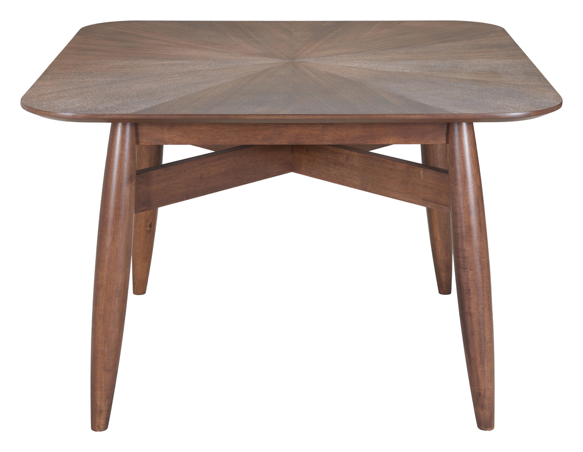 Silea Espresso Square Dining Table