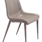 Magnus Dining Chair (Set of 2) in Brown & Walnut
