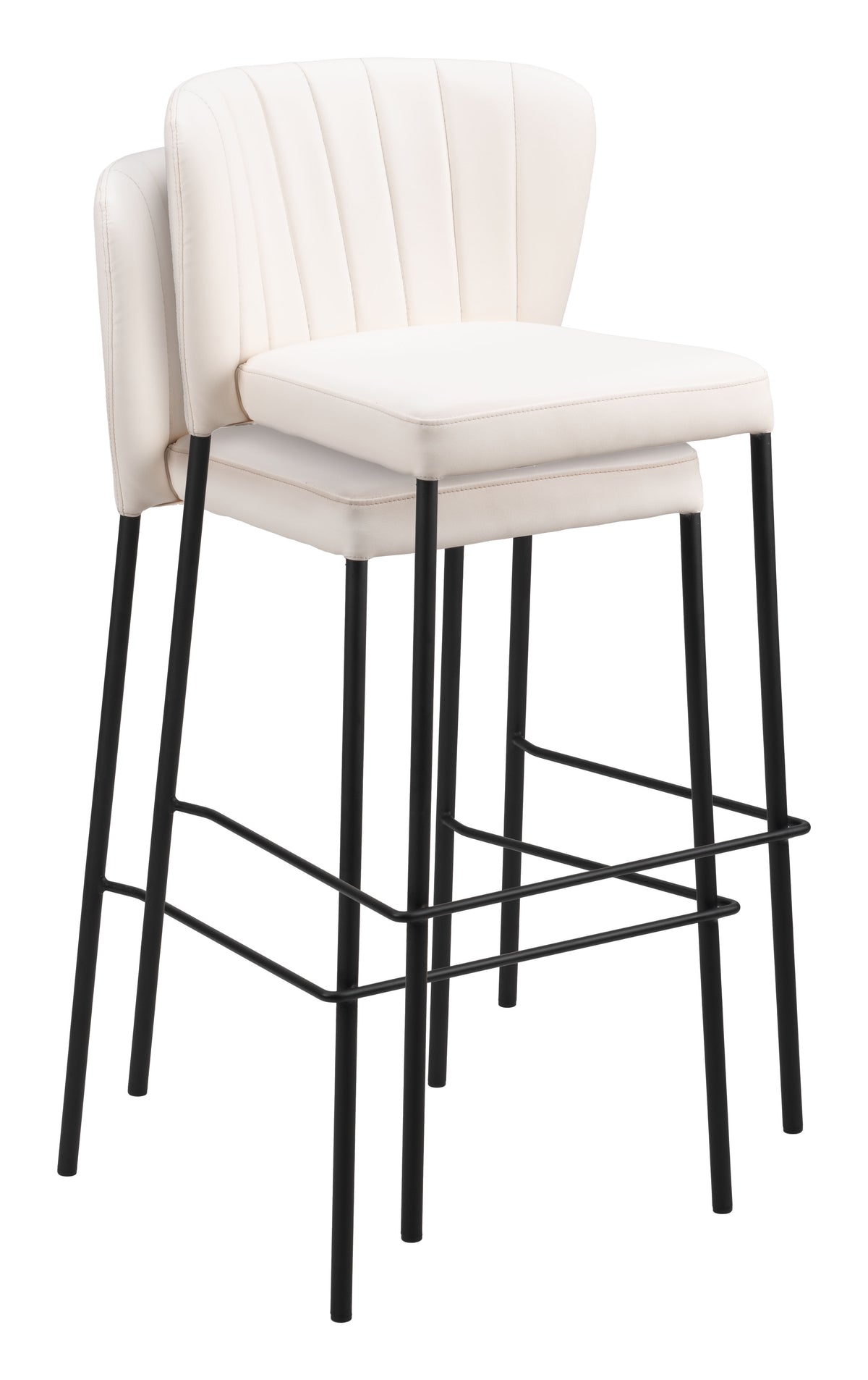 Linz Barstool (Set of 2) in Cream