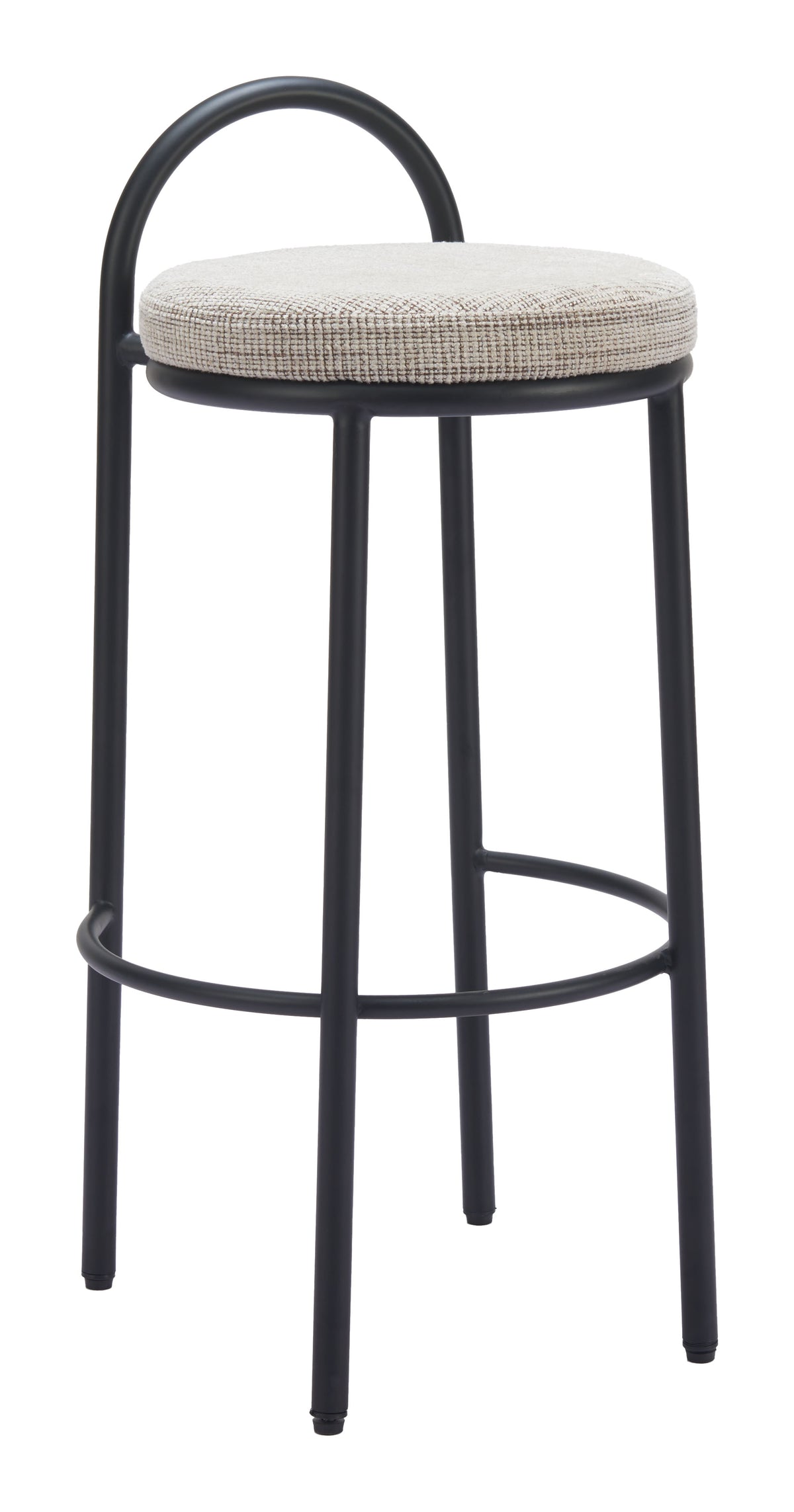 Sisal Beige Tweed Barstool (Set of 2)